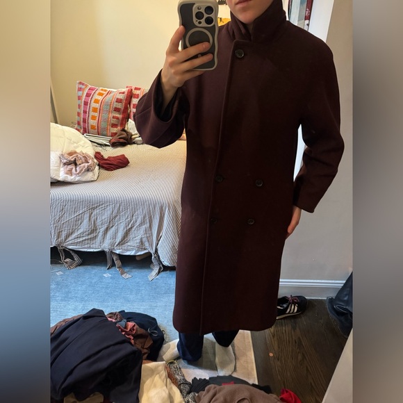 Aritzia 100% wool/cashmere sloane slouch coat - Picture 4 of 9